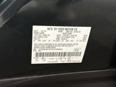 2016 Ford Explorer Limited