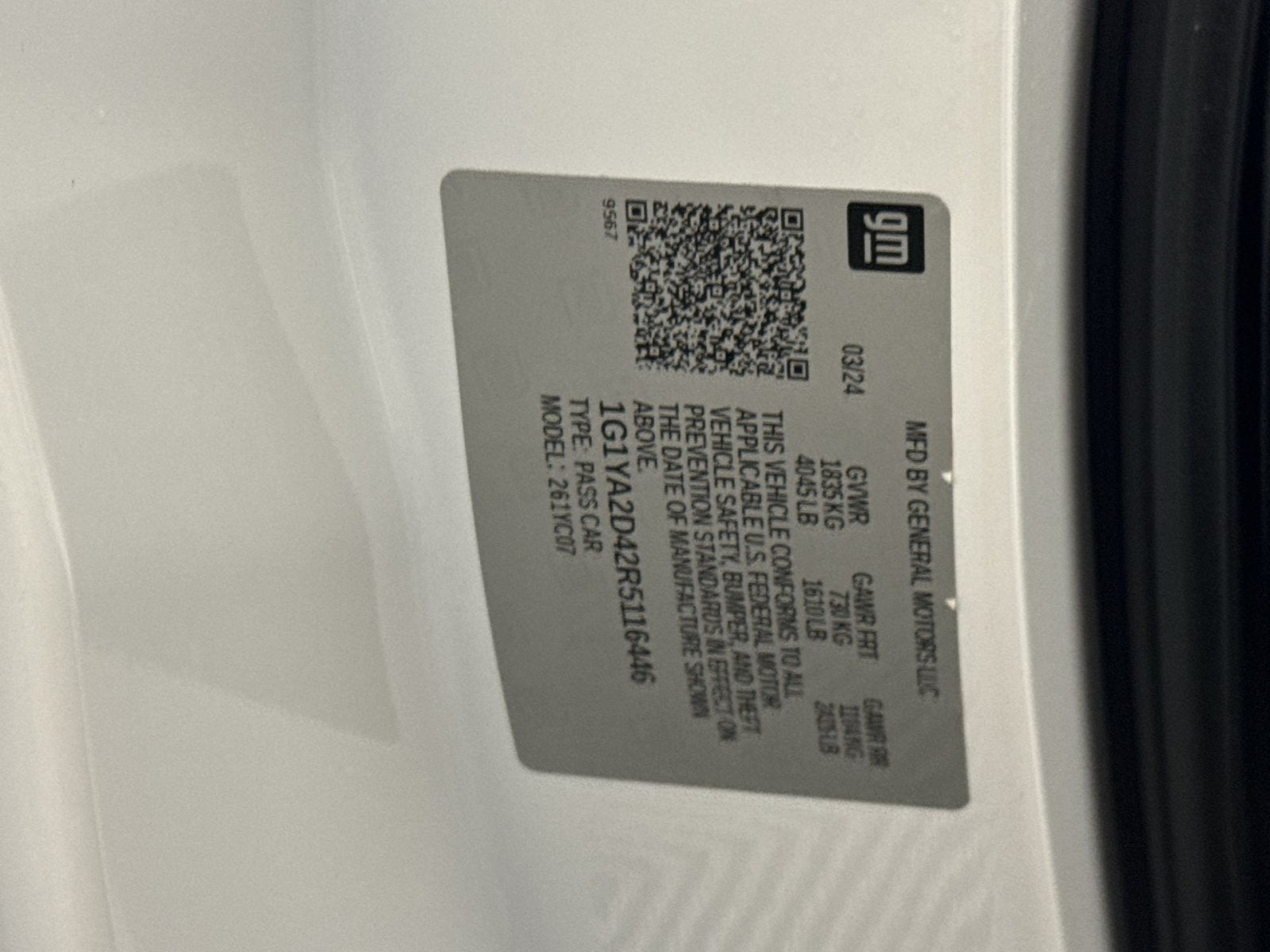 2024 Chevrolet Corvette Stingray 1LT
