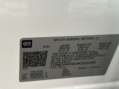 2022 Chevrolet Traverse Premier
