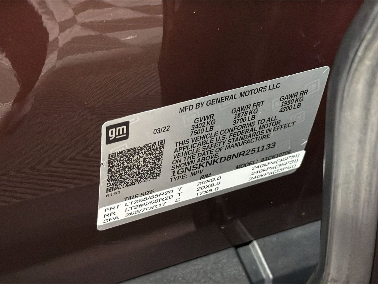 2022 Chevrolet Tahoe LT