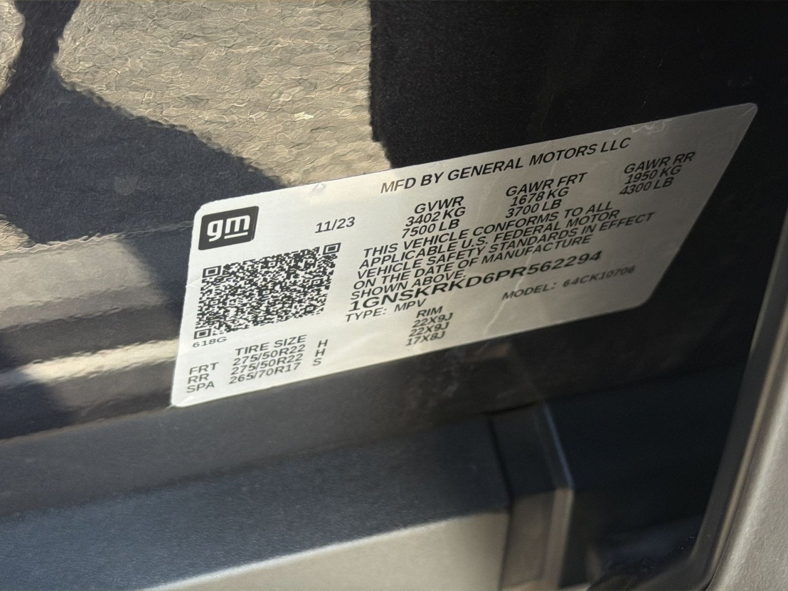 2023 Chevrolet Tahoe RST