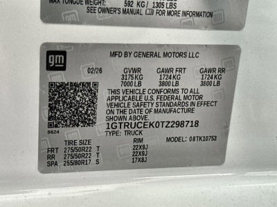 2026 GMC Sierra 1500 Elevation