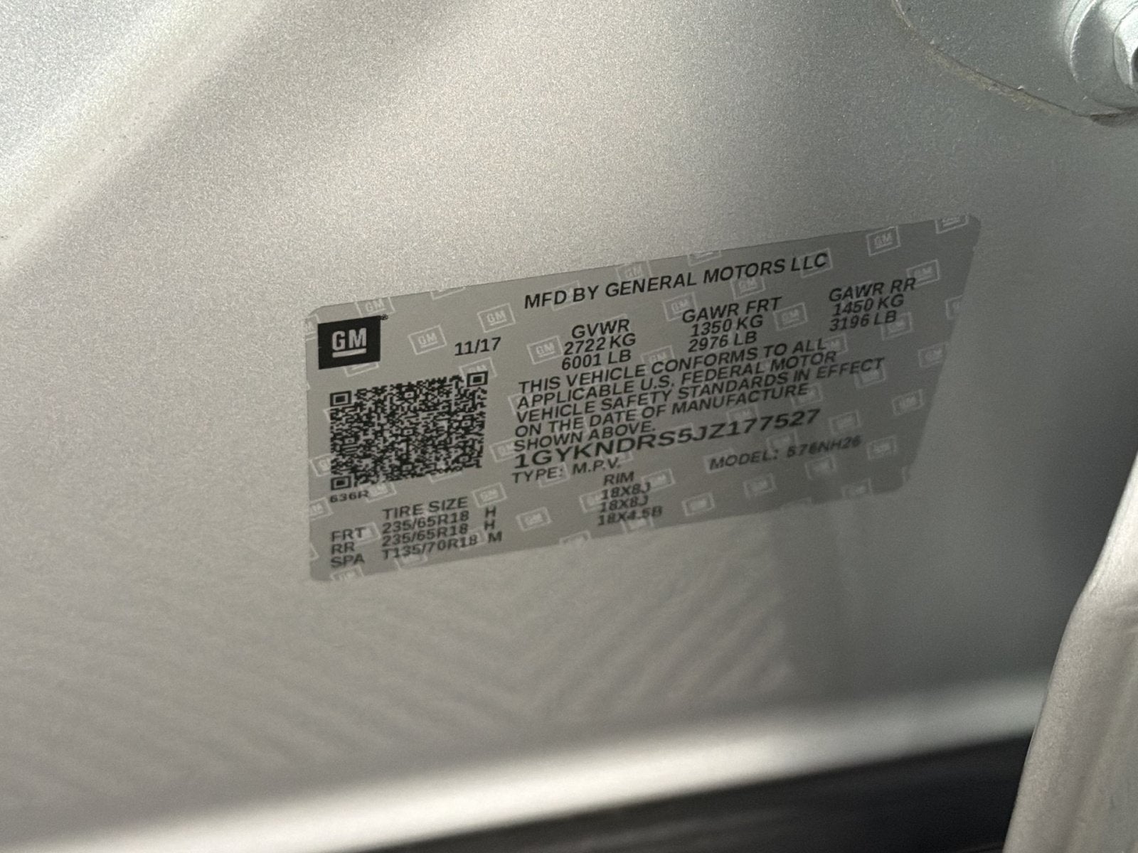 2018 Cadillac XT5 Luxury AWD