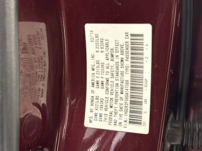 2016 Honda Accord Sedan Sport