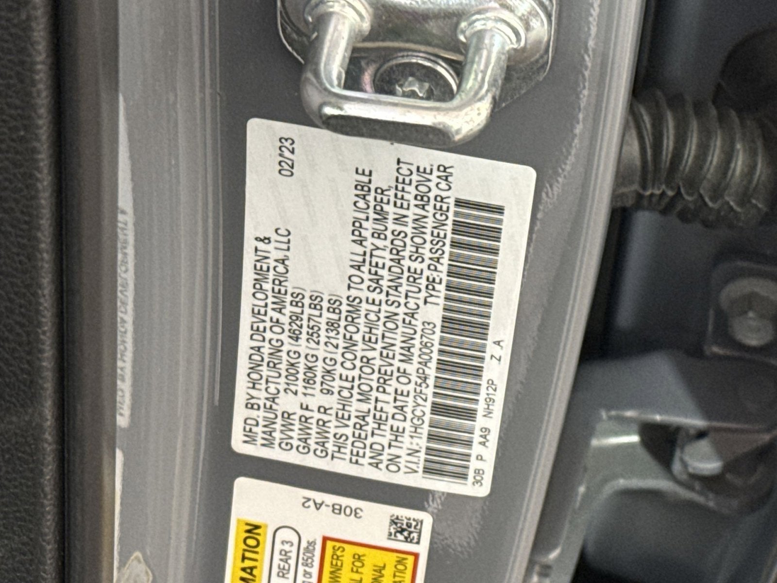 2023 Honda Accord Hybrid Sport