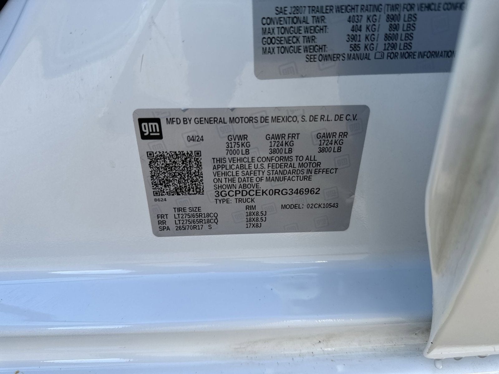 2024 Chevrolet Silverado 1500 Custom Trail Boss