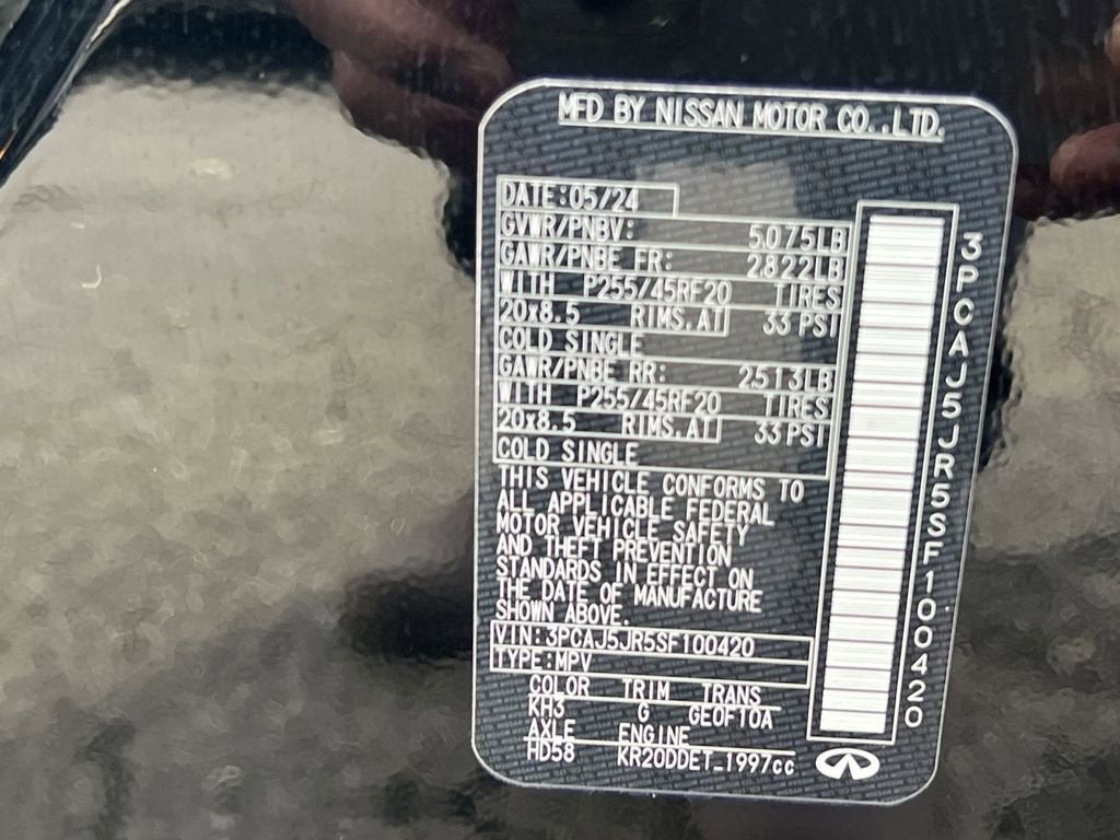 2025 INFINITI QX55 LUXE