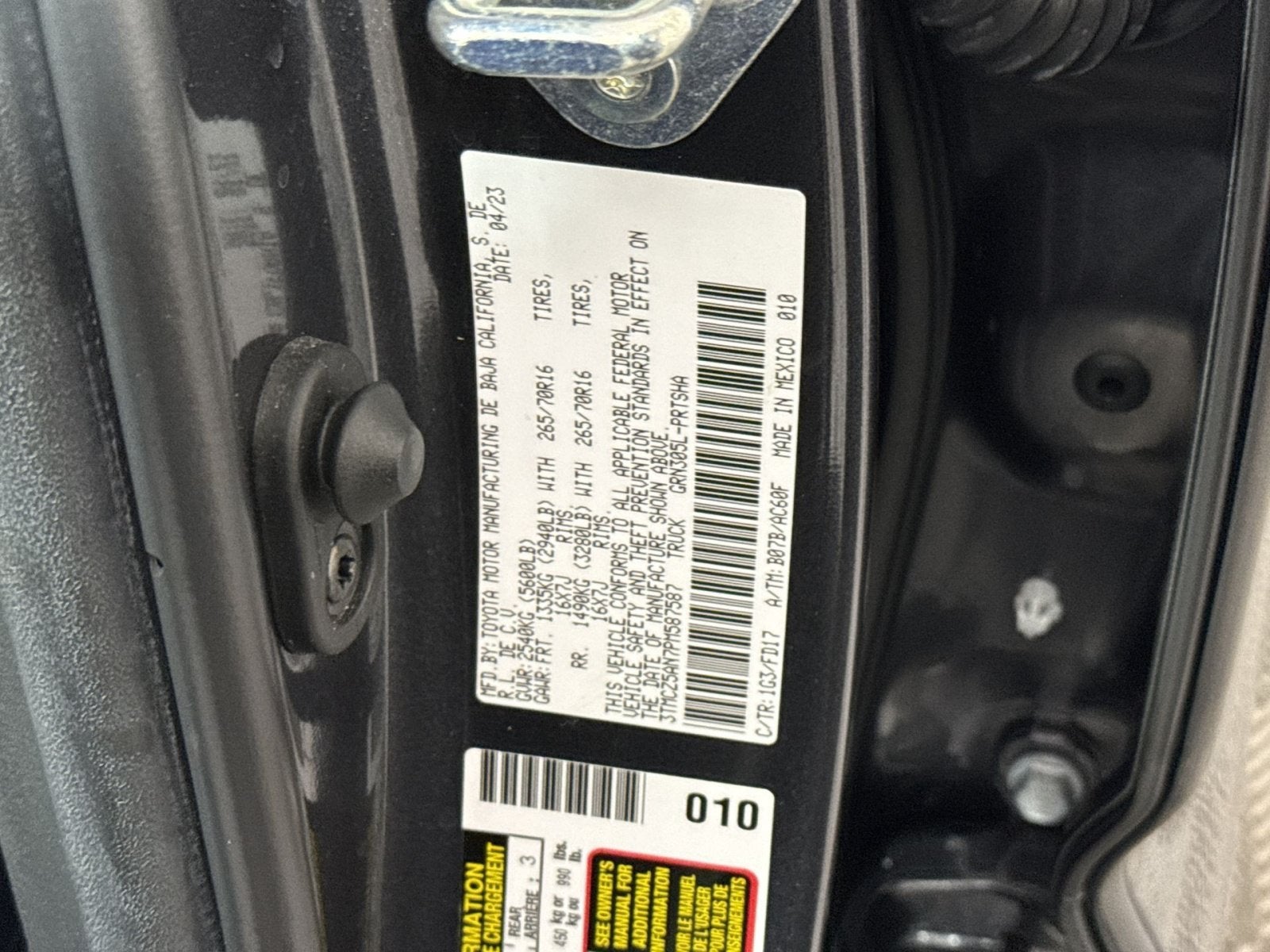 2023 Toyota Tacoma 4WD SR
