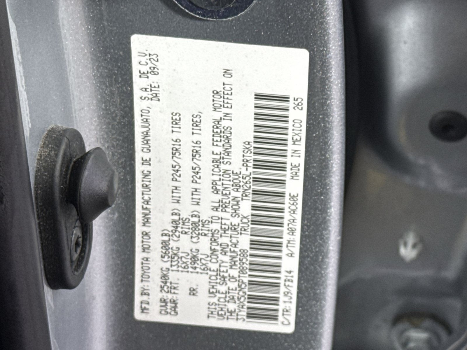 2023 Toyota Tacoma 2WD SR
