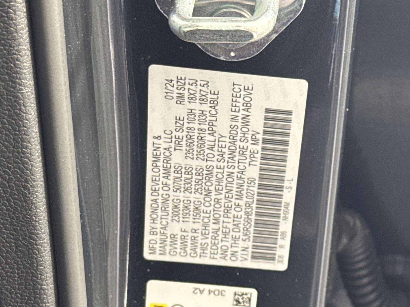 2024 Honda CR-V Hybrid Sport-L
