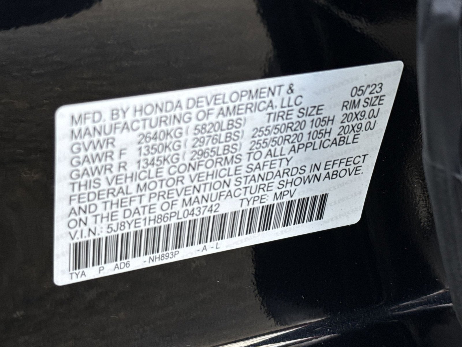 2023 Acura MDX w/Advance Package