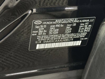 2020 Hyundai Santa Fe Limited