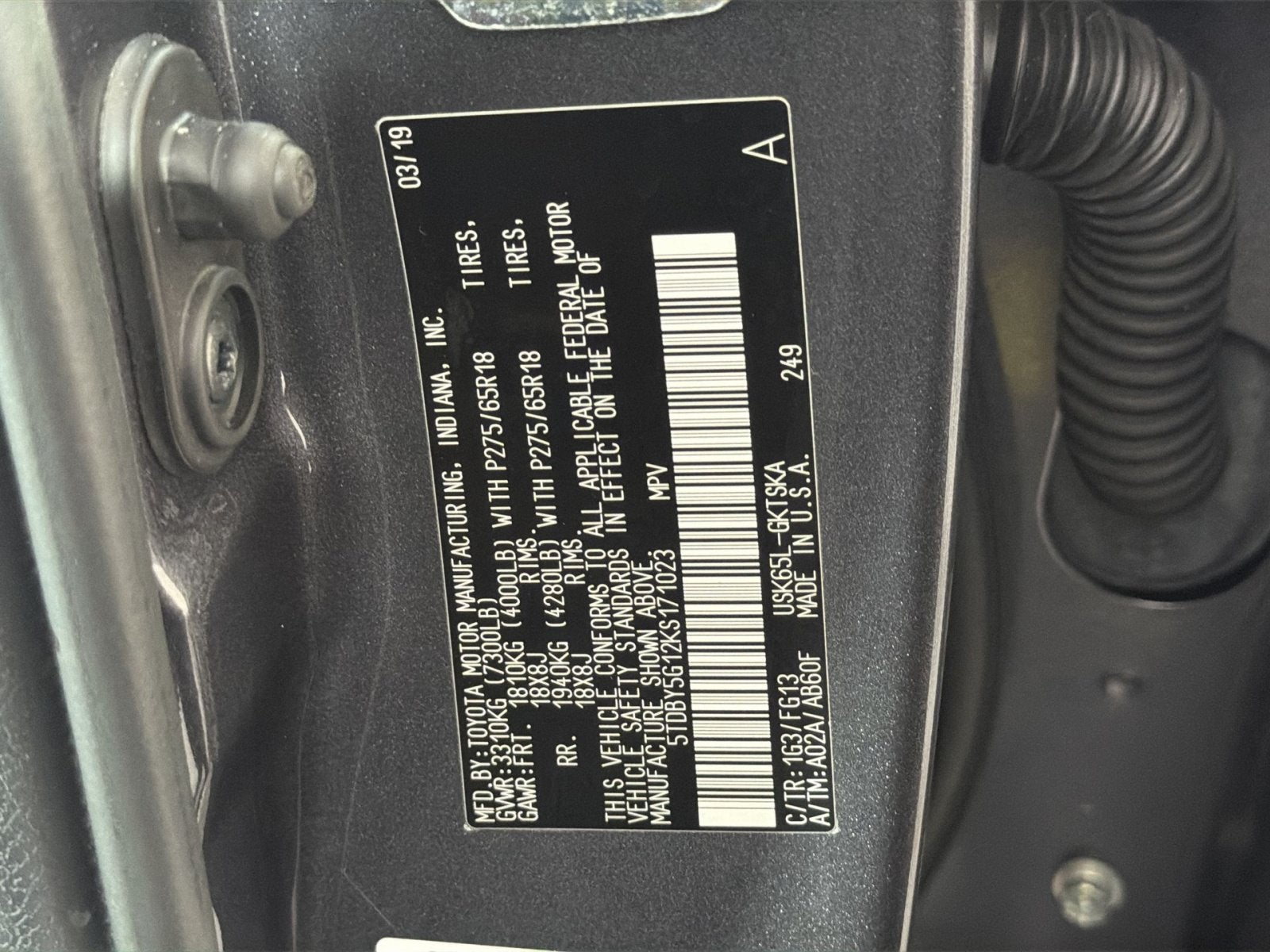 2019 Toyota Sequoia SR5