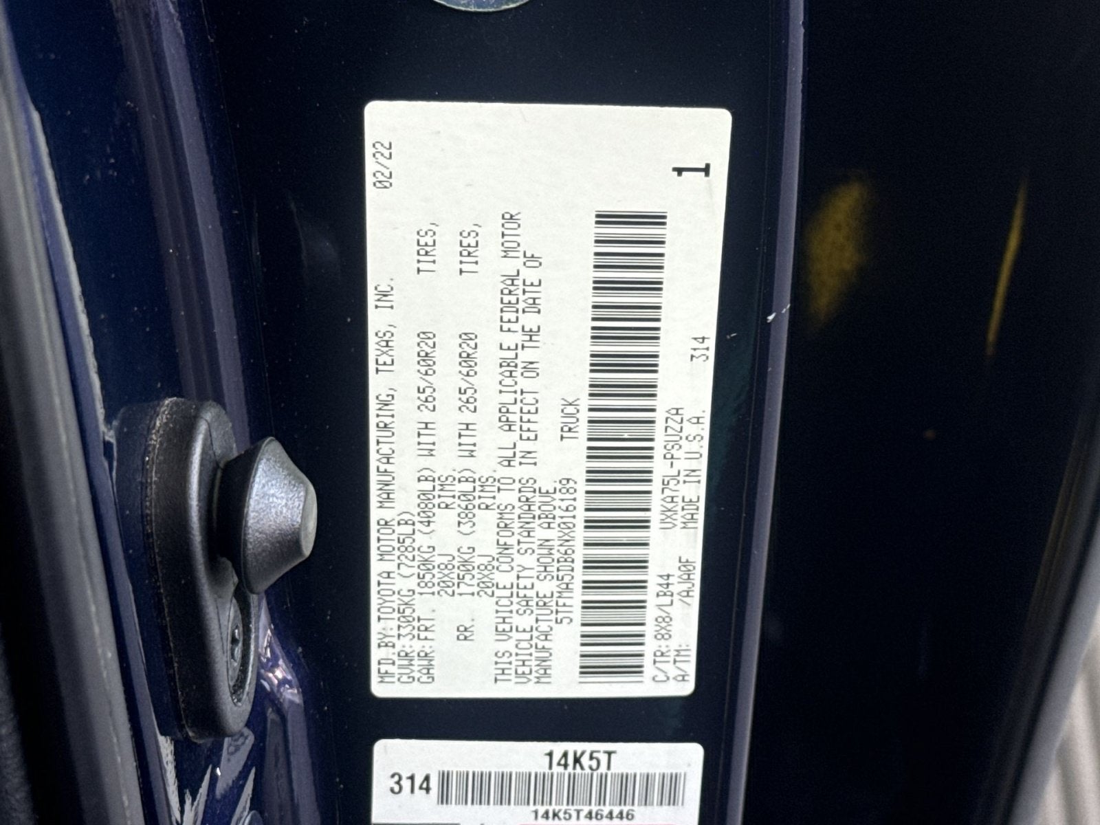 2022 Toyota Tundra 4WD 1794 Edition