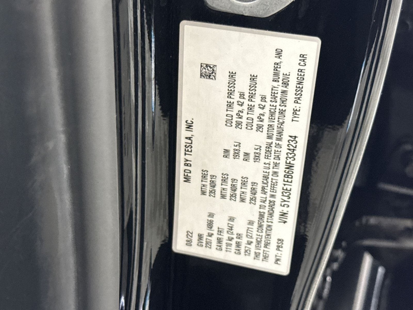 2022 Tesla Model 3 Long Range
