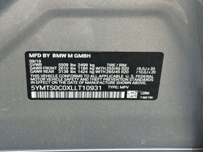 2020 BMW X3 M Sports Activity Vehicle