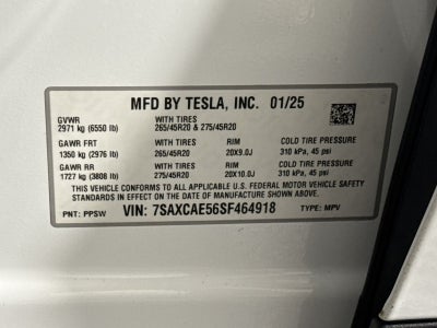 2025 Tesla Model X AWD