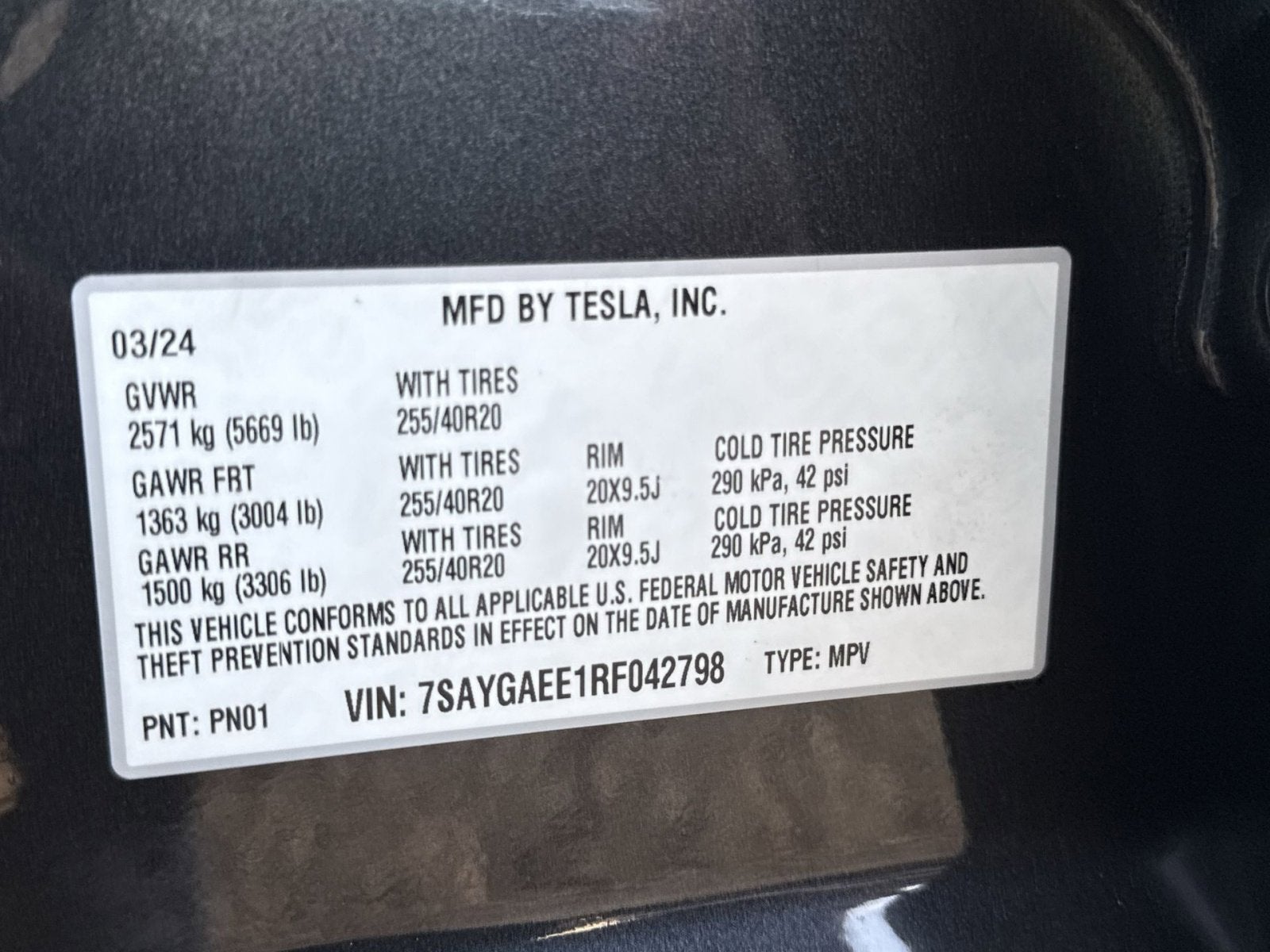 2024 Tesla Model Y Long Range