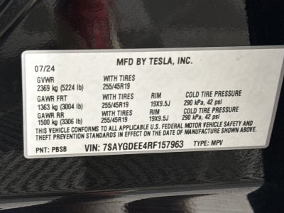 2024 Tesla Model Y Long Range