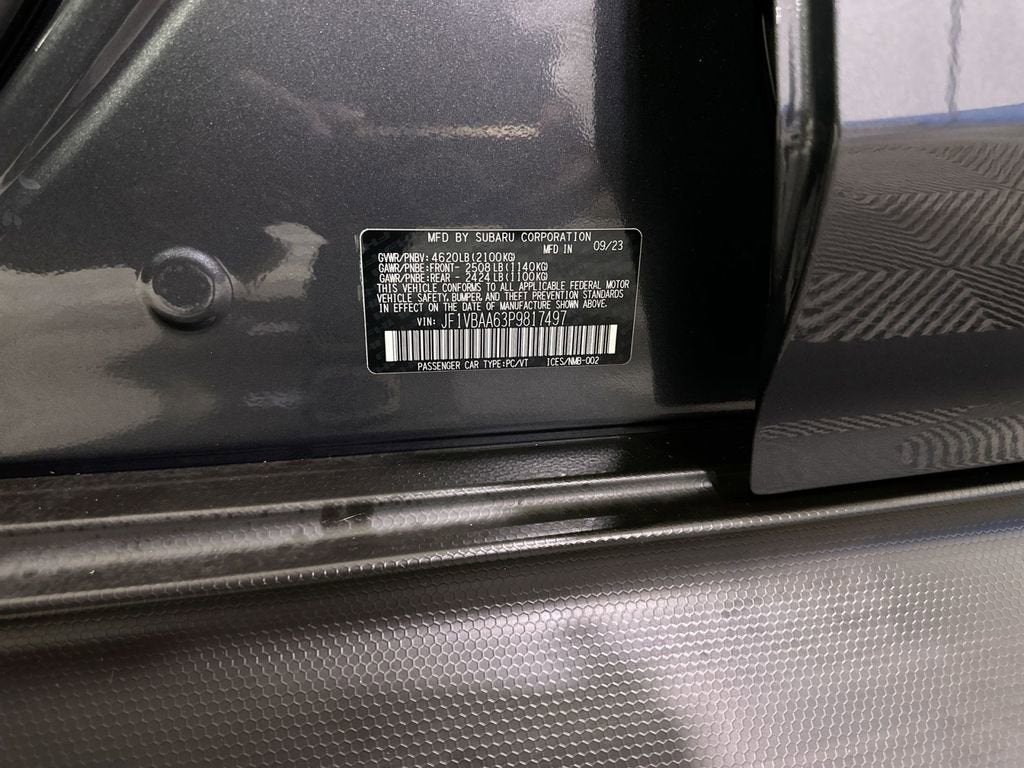 2023 Subaru WRX Manual