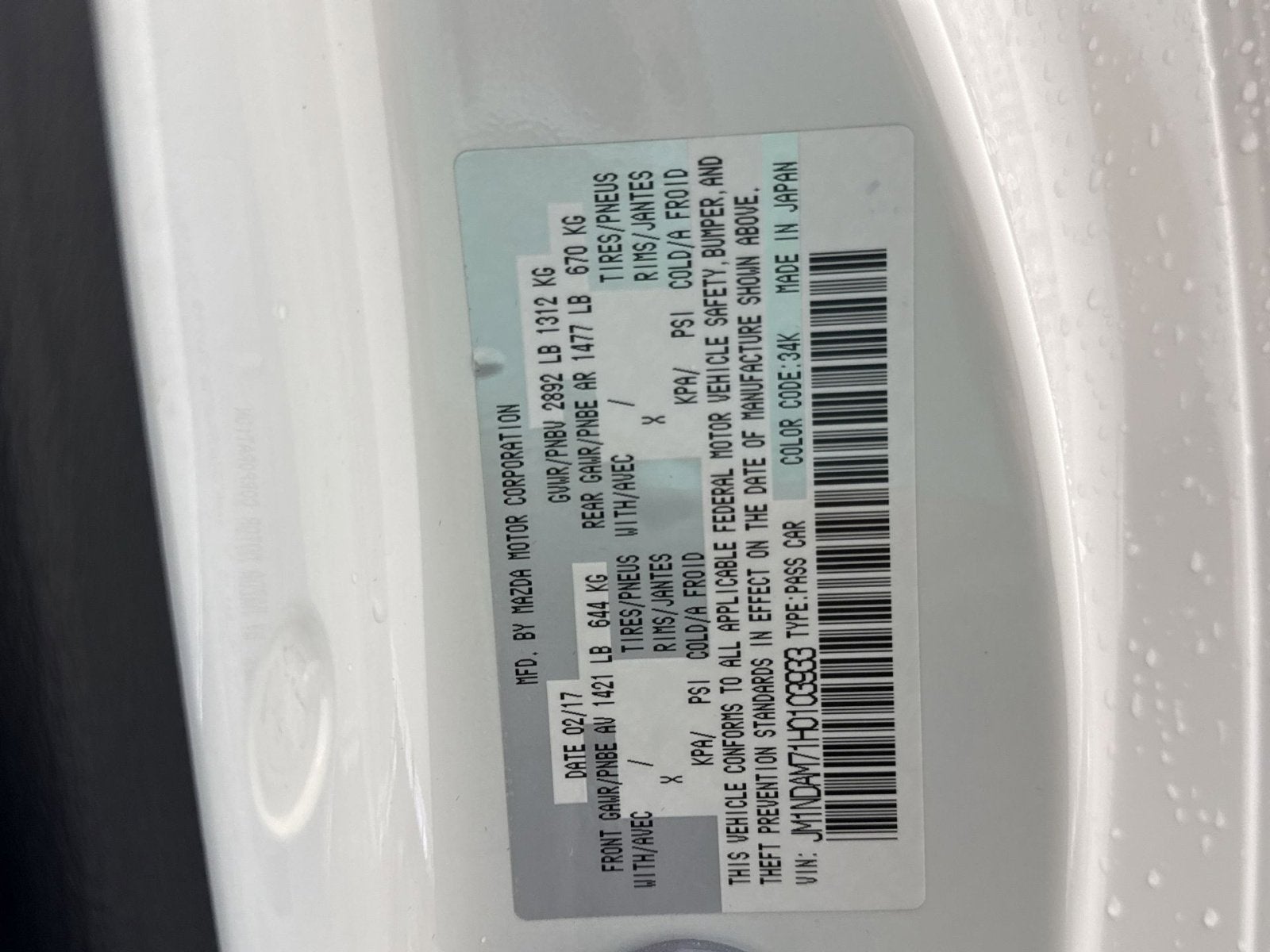 2017 Mazda Mazda MX-5 Miata RF Grand Touring