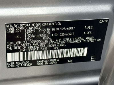 2019 Toyota RAV4 XLE