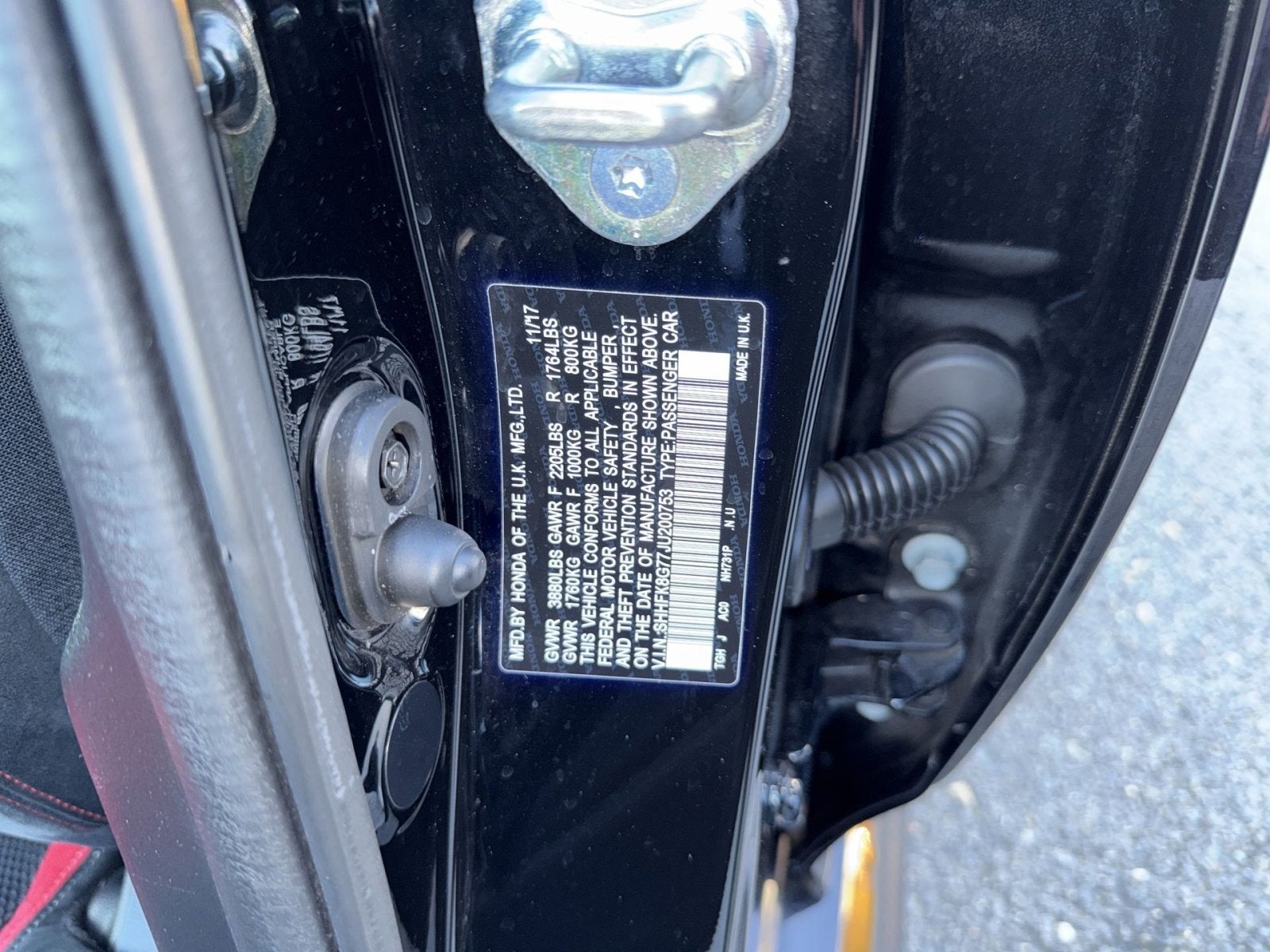 2018 Honda Civic Type R Touring