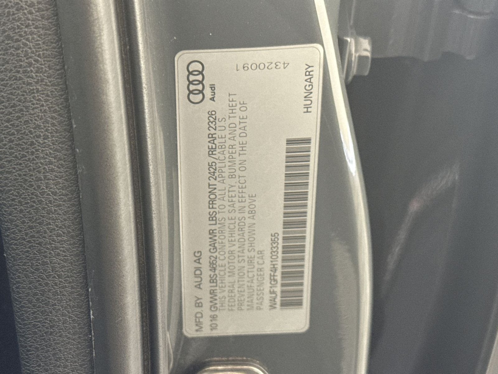 2017 Audi S3 Prestige