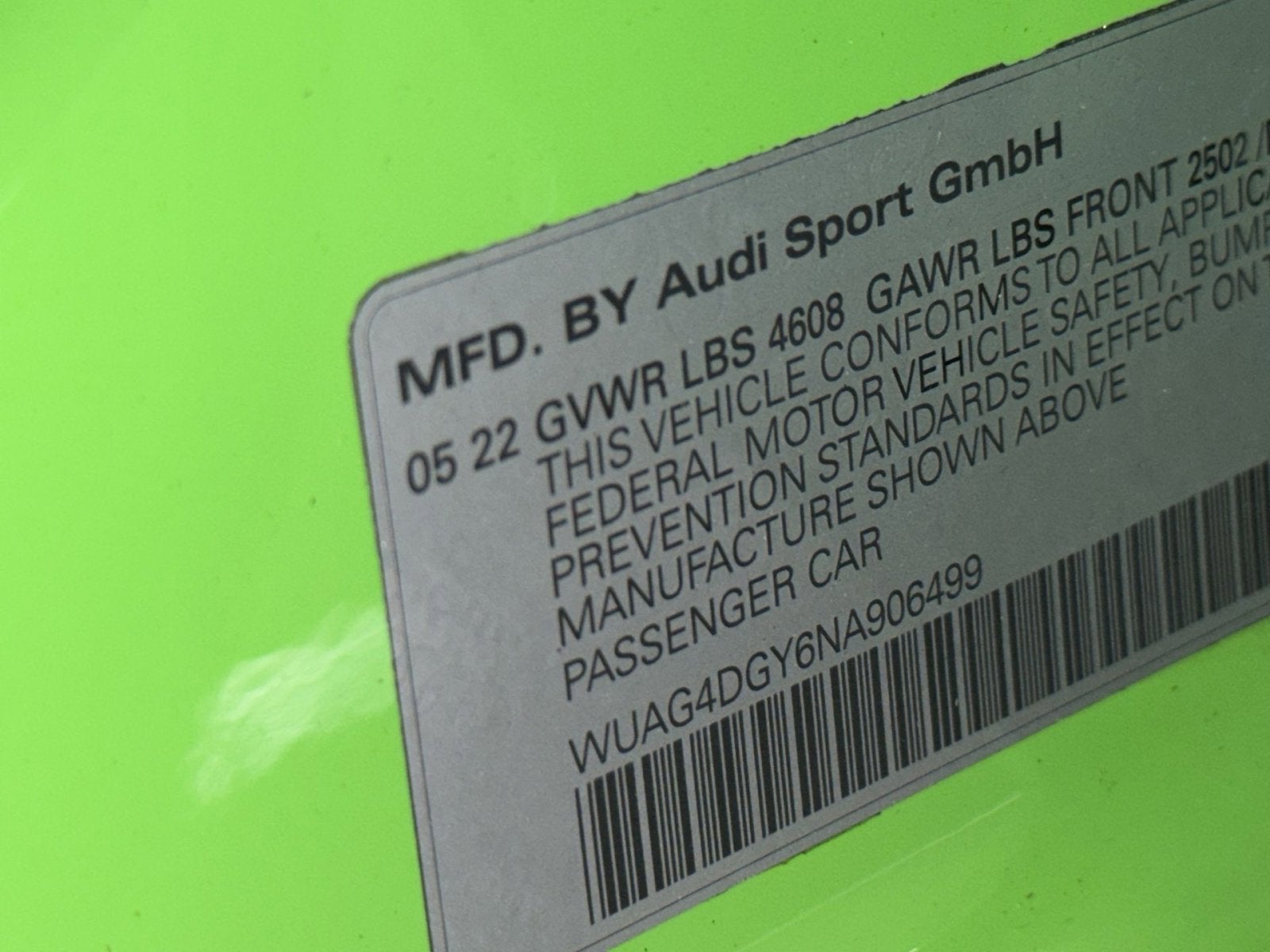 2022 Audi RS 3 2.5 TFSI