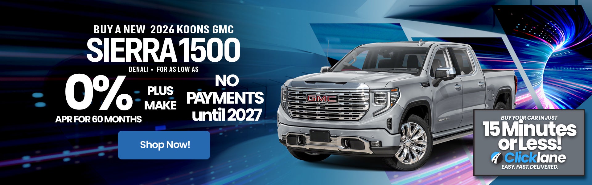 2026 GMC Sierra 1500 APR Offer