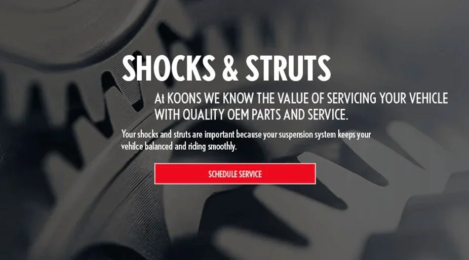 Shocks & Strut Service at Koons GMC Tysons in VIENNA VA